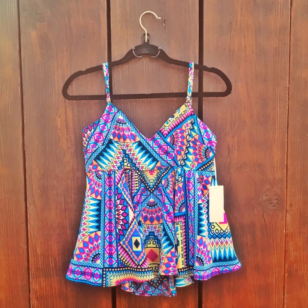 Truth NYC Geometric Top-Tank Cami (Myth Clothing)